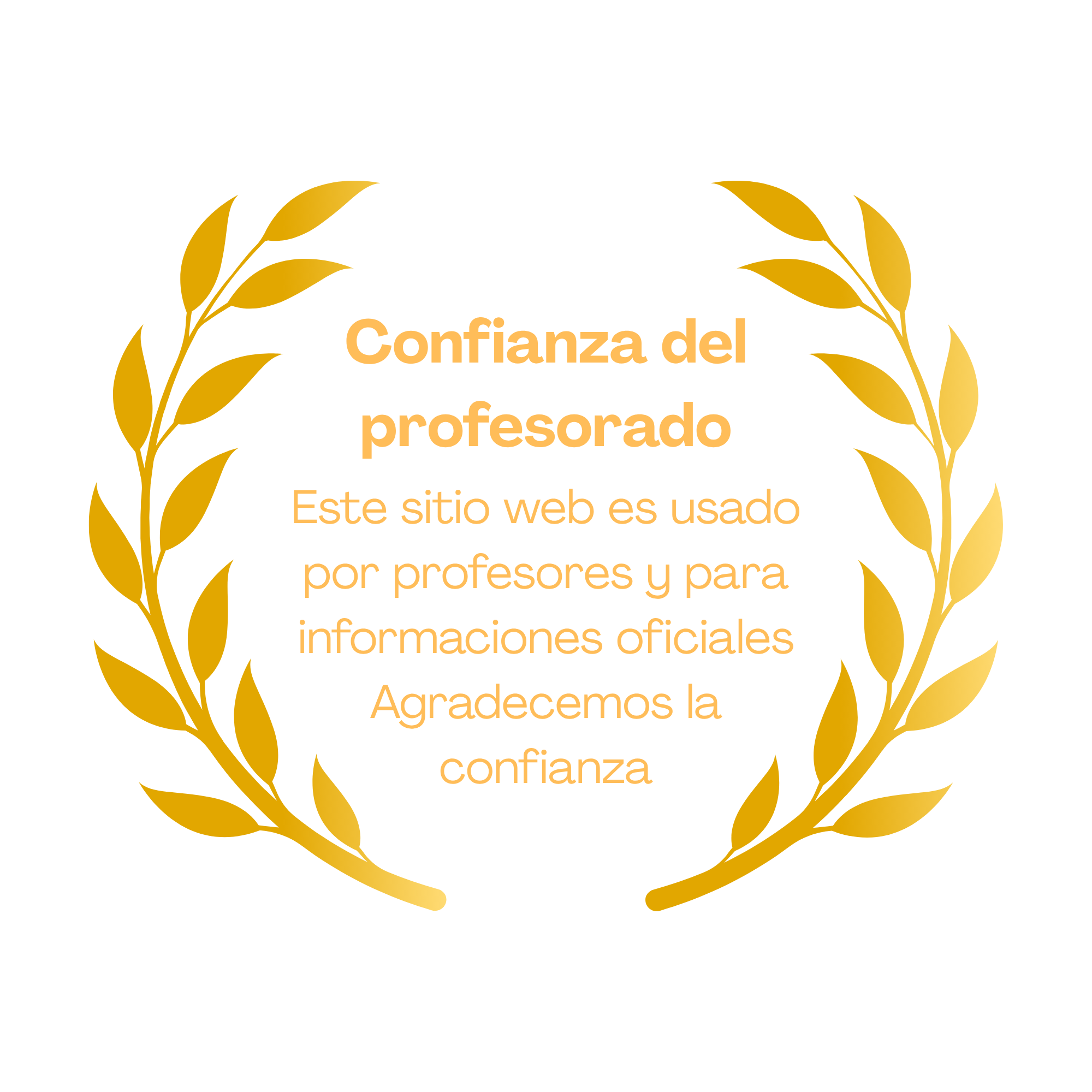 Sello de confianza del profesorado